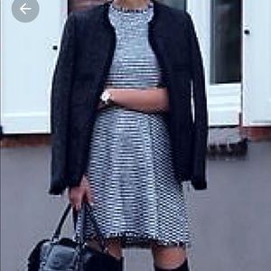 Zara tweed work dress